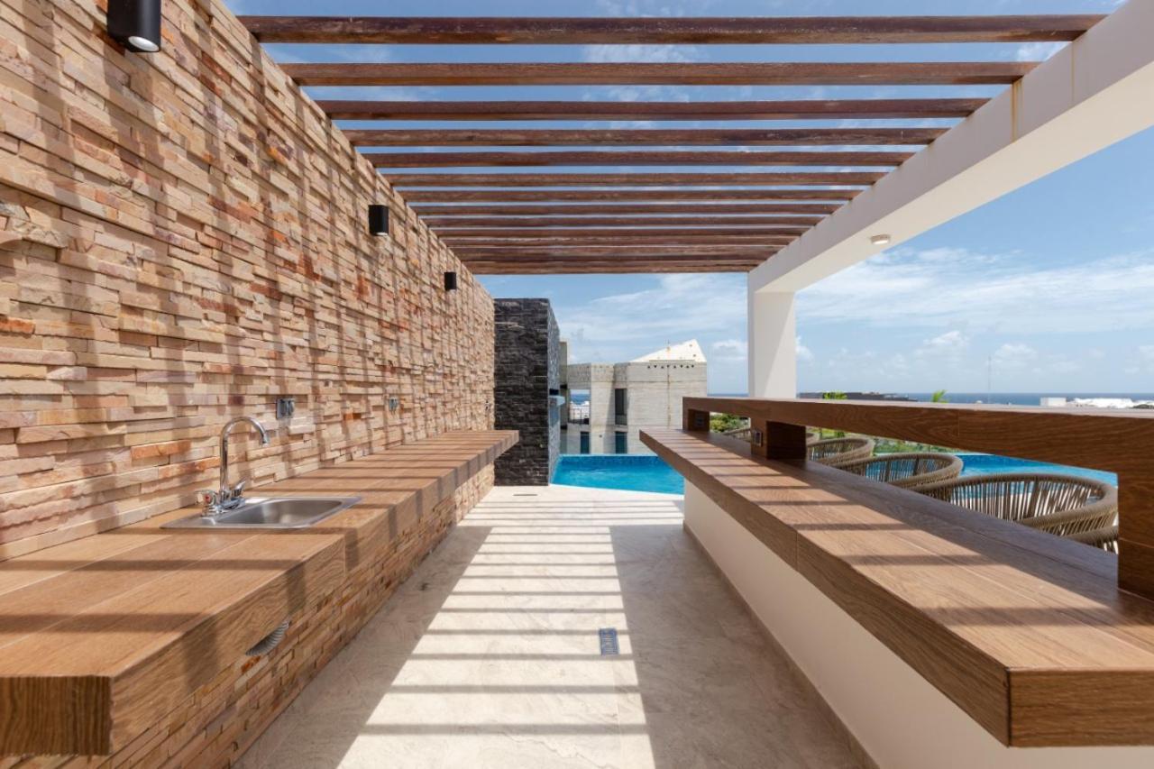 Luxury Dep Whit Pool Apartment Playa del Carmen Bagian luar foto